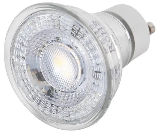 Set de 5 becuri LED GU10 cu 3 trepte de intensitate reglabile 6W 260 lm 2700K