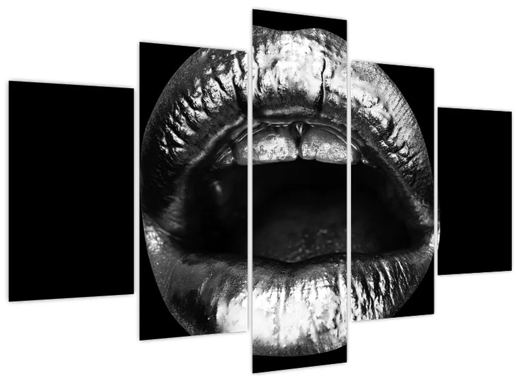 Tablou - Buze lucioase (150x105 cm)