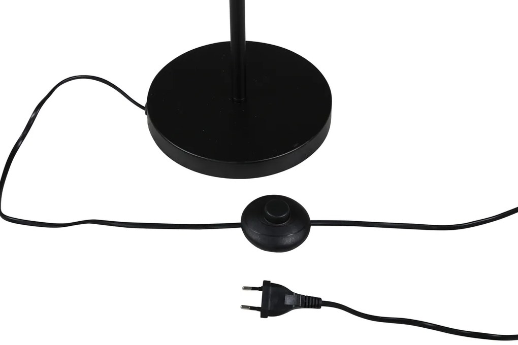 Lampa de podea neagra ATTICUS