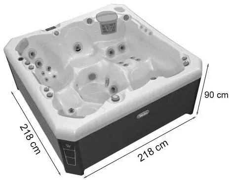 Jacuzzi Palermo Life Premium alb-gheață