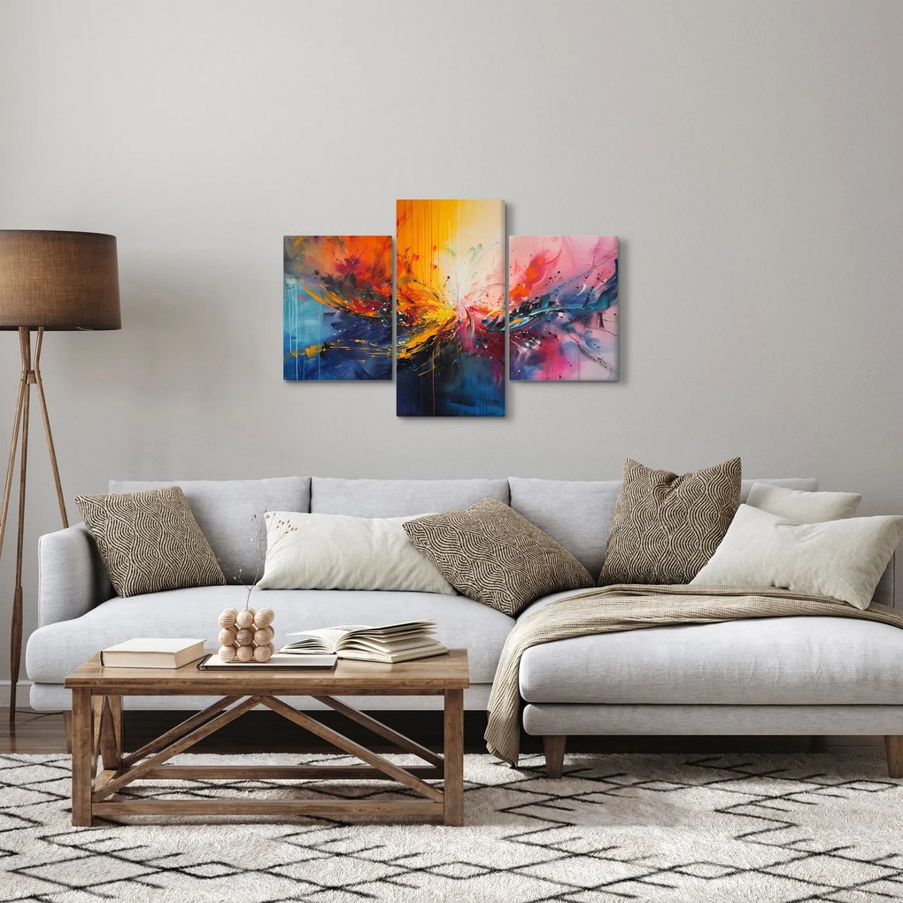 Tablou - Abstracție de culoare (90x60 cm)