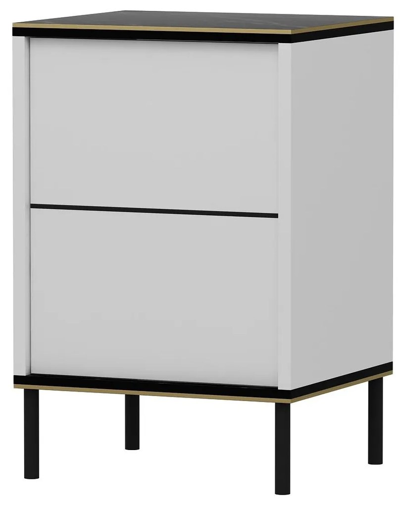 Noptieră Iris (Alb + Negru + Auriu). Promo -16%. 1088929