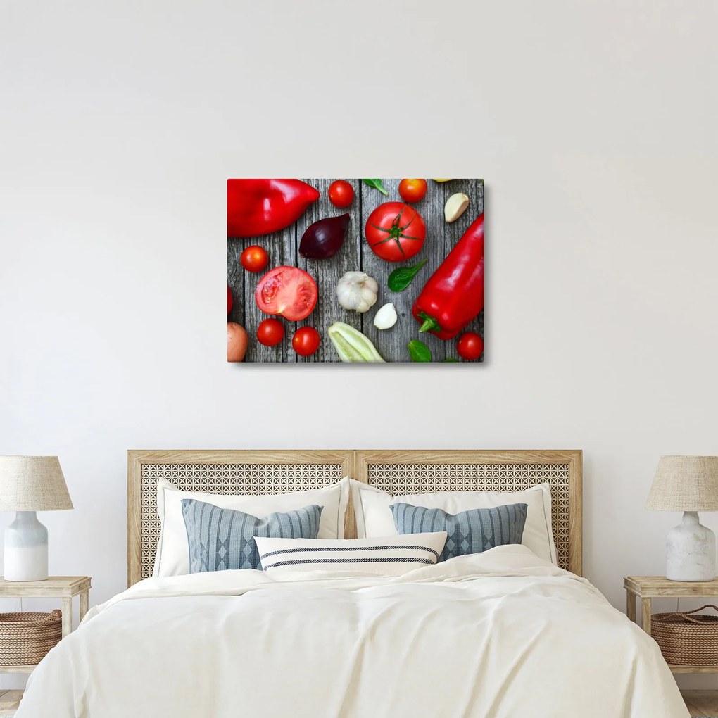 Tablou cu legume (70x50 cm)
