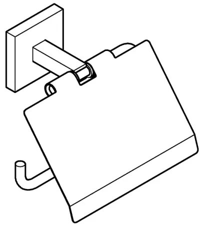 GROHE START CUBE 411022430 - suport pentru hârtie igienică, negru
