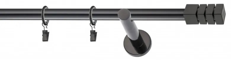 Galerie SIMPLA PRINDERE PERETE PICIOR UNIVERSAL 19 mm NORDIC NEGRU (Alege marime: 200 cm)