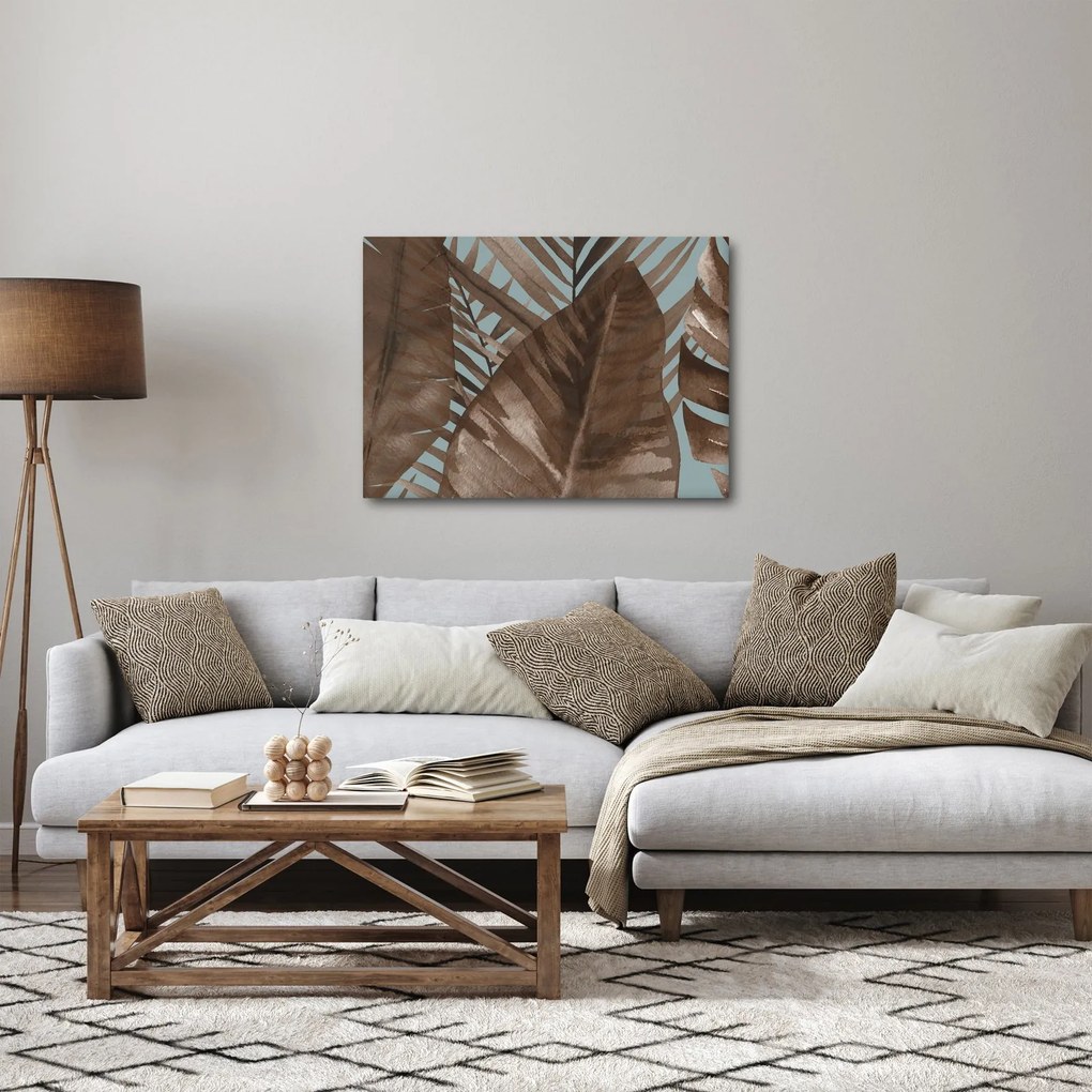 Tablou - Frunze de palmier acvarel (70x50 cm)