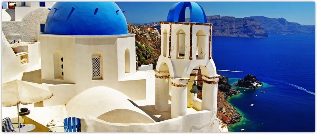Tablou - Santorini, Grecia (120x50 cm)