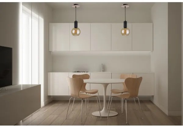 Lustră pe cablu JANTAR WOOD 1xE27/60W/230V