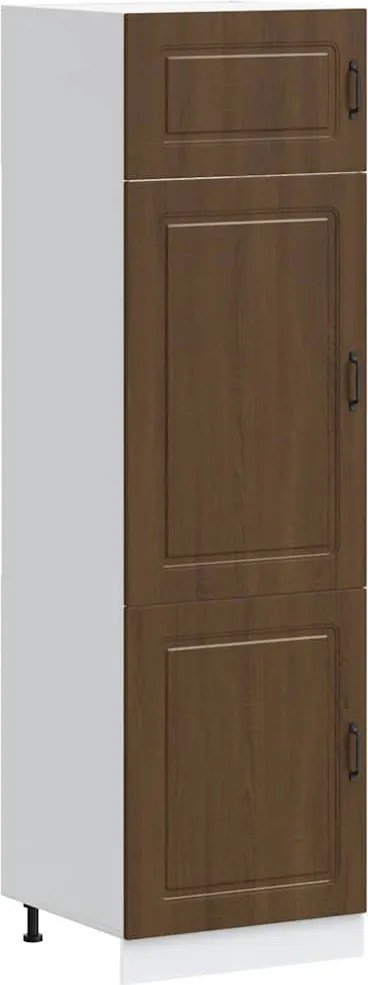 vidaXL Dulap de bucătărie „Kalmar” din lemn de stejar maro