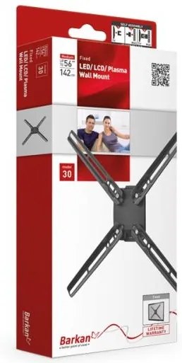 Suport TV perete Barkan fix 13-90" 50kg