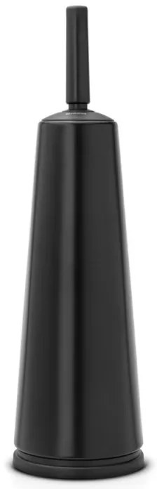 Perie pentru toaleta Brabantia ReNew 90300276, 42 cm, Design discret, Negru