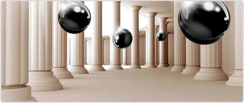 Tablou - Minge între stâlpi (120x50 cm)