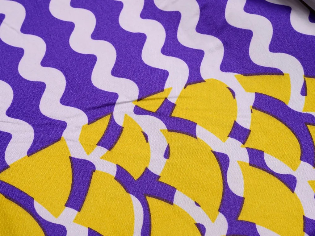 Lenjerie de pat din microfibra violet ANANAS Dimensiune lenjerie de pat: 2 buc 80 x 80 cm | 200 x 220 cm