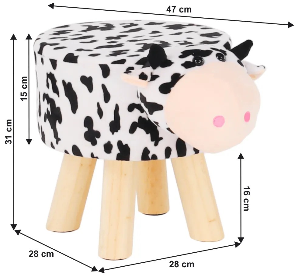 Taburete Miley (alb + negru). 1029654
