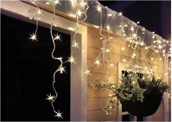 Solight 1V40-WW - Perdea luminoasă de exterior pentru Crăciun 120xLED/230V 3 m IP44