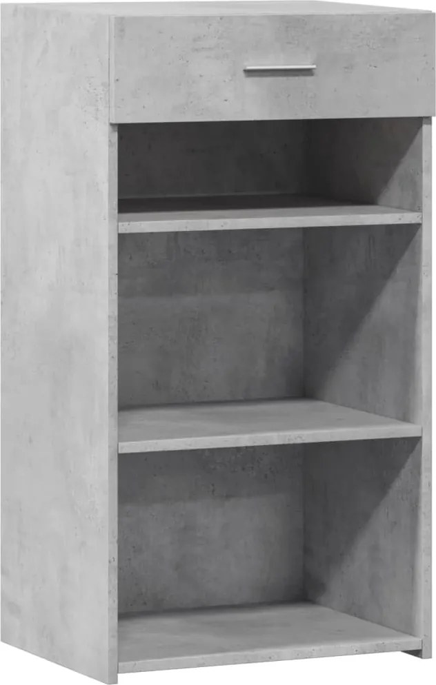 vidaXL Dulap, gri beton, 50x42,5x93 cm, lemn prelucrat