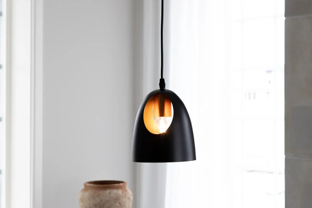 Lampa suspendata neagra ELDA