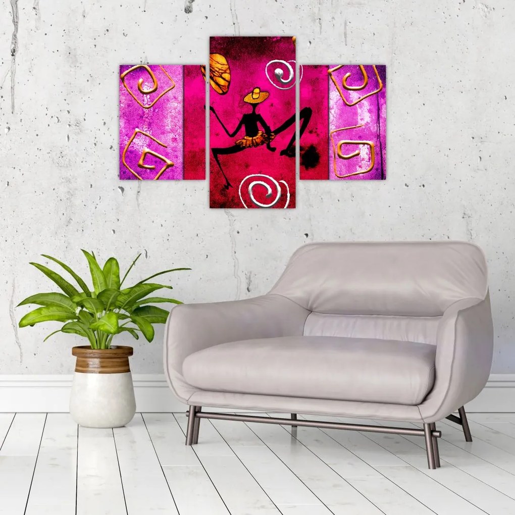 Tablou picturii istorice pe perete (90x60 cm)