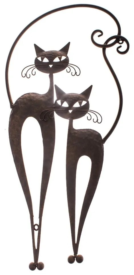 Decorațiune metalică de perete Dakls Cats II