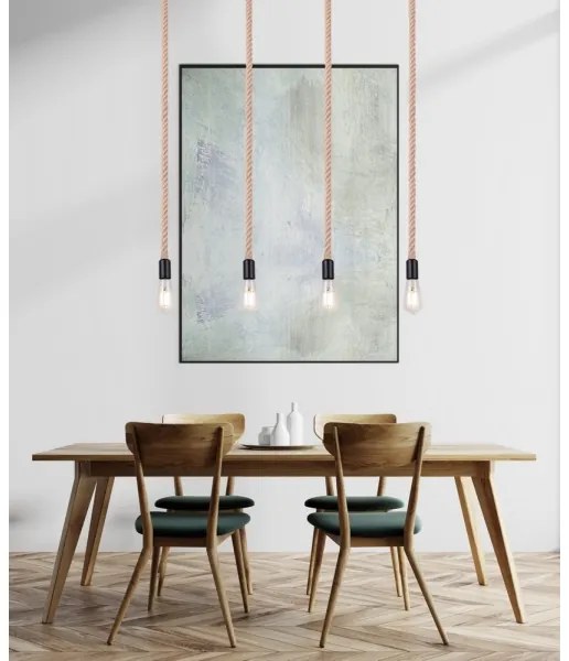 Globo 69029-4H - Lustră pe cablu ULLEU 4xE27/60W/230V