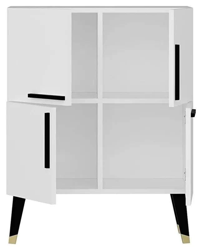 Consola Mikra alb 70 x 35 x 90 cm