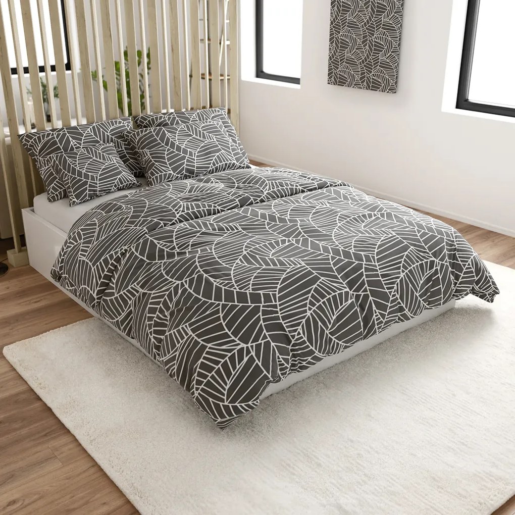 Lenjerie de pat din microfibra CHARCO gri Dimensiune lenjerie de pat: 70 x 90 cm | 140 x 200 cm