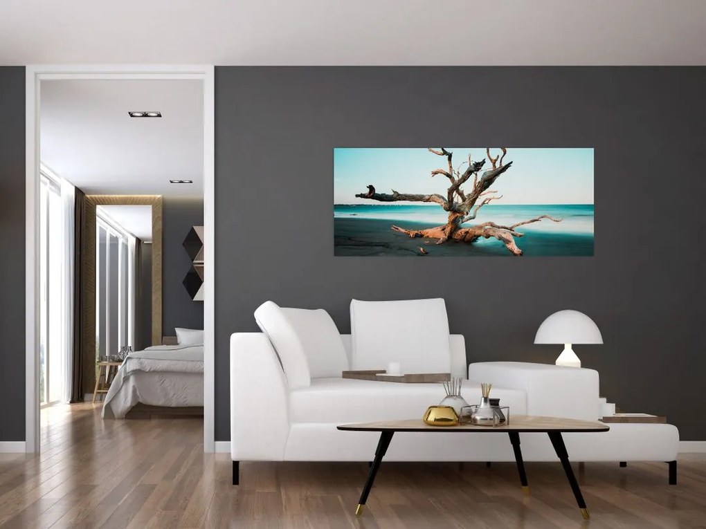Tablou - Debarcare pe plaja (120x50 cm)