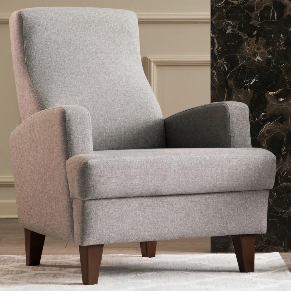 Fotoliu Kana Bergere Light Grey