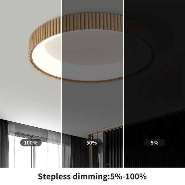 Brilagi - Plafonieră LED dimabilă FALCON MODERN LED/54W/230V 60 cm bej + telecomandă