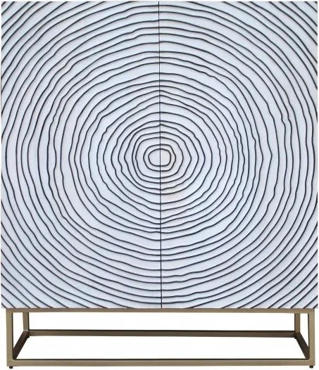 Comoda inalta cu model 3D Zen Circle 120cm