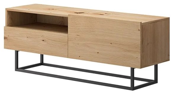 Consola RTV in decor de stejar fara baza, ENJOY ERTVSZ120