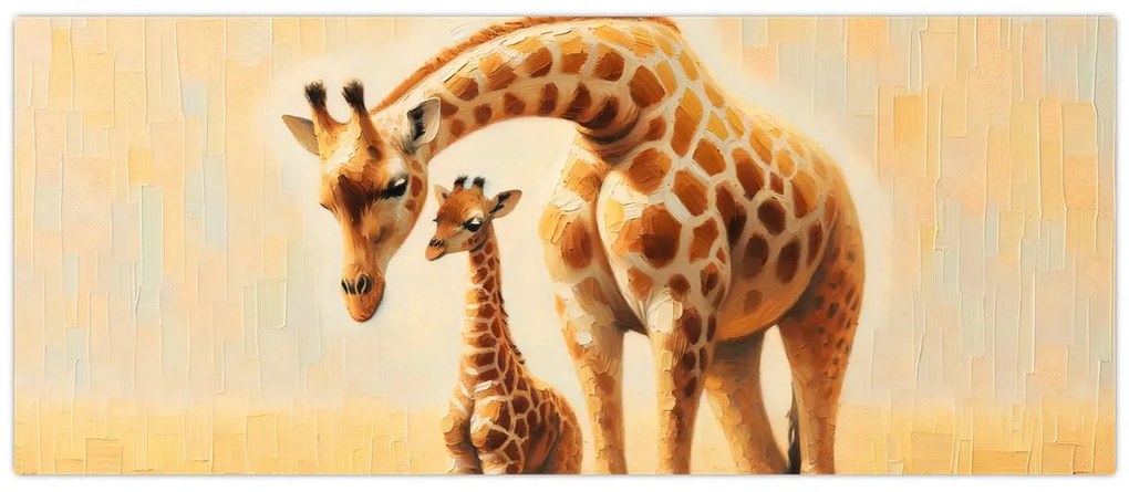 Tablou - Girafe (120x50 cm)