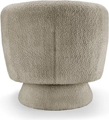 Fotoliu pivotant tesatura boucle taupe BOSSA NOVA