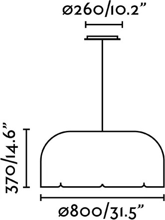 Lustra LED moderna design eco Ø80cm MUTE 3000K gri inchis / gri