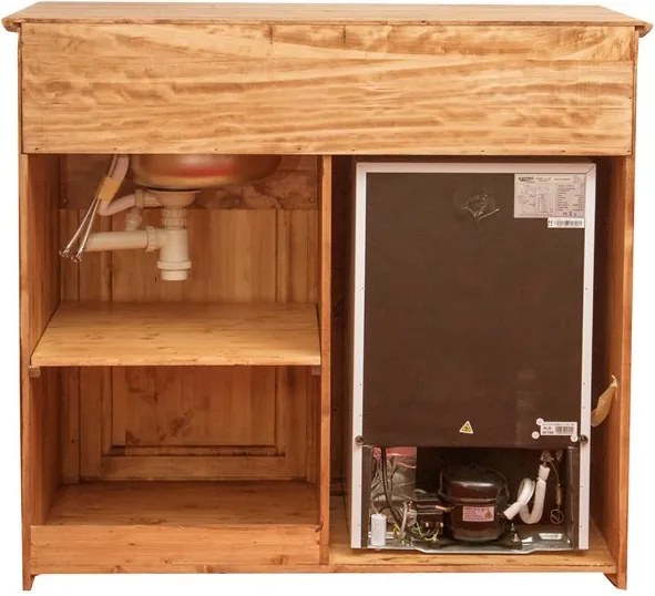 Mobila bucatarie  CHICINETA MICA, L130 60 H115 cm, lemn masiv