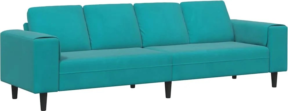 vidaXL Canapea pentru living Turcoaz 250 x 188 x 76 cm