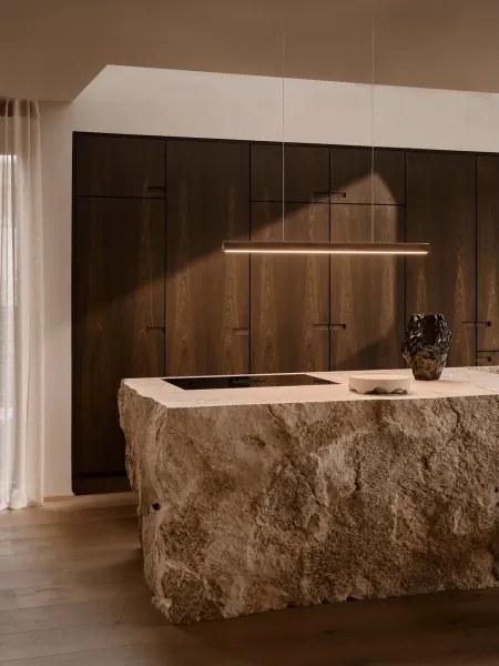 DFTP by Nordlux - Pendul LED dimabil AKENO LED/25W/230V 3000K, frasin