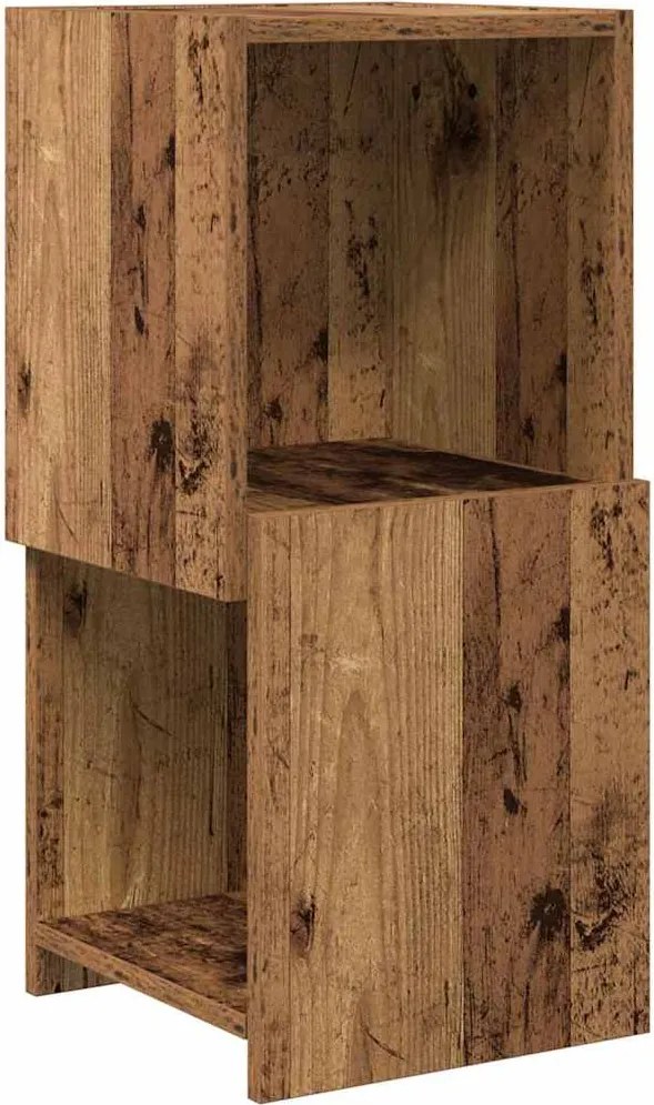 vidaXL Dulap de colț Lemn vechi 30,5x30x65cm Lemn compozit