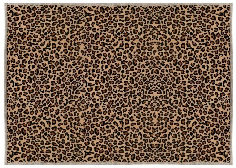 Bellatex Pătură Korall micro pat single Leopard, 150 x 200 cm