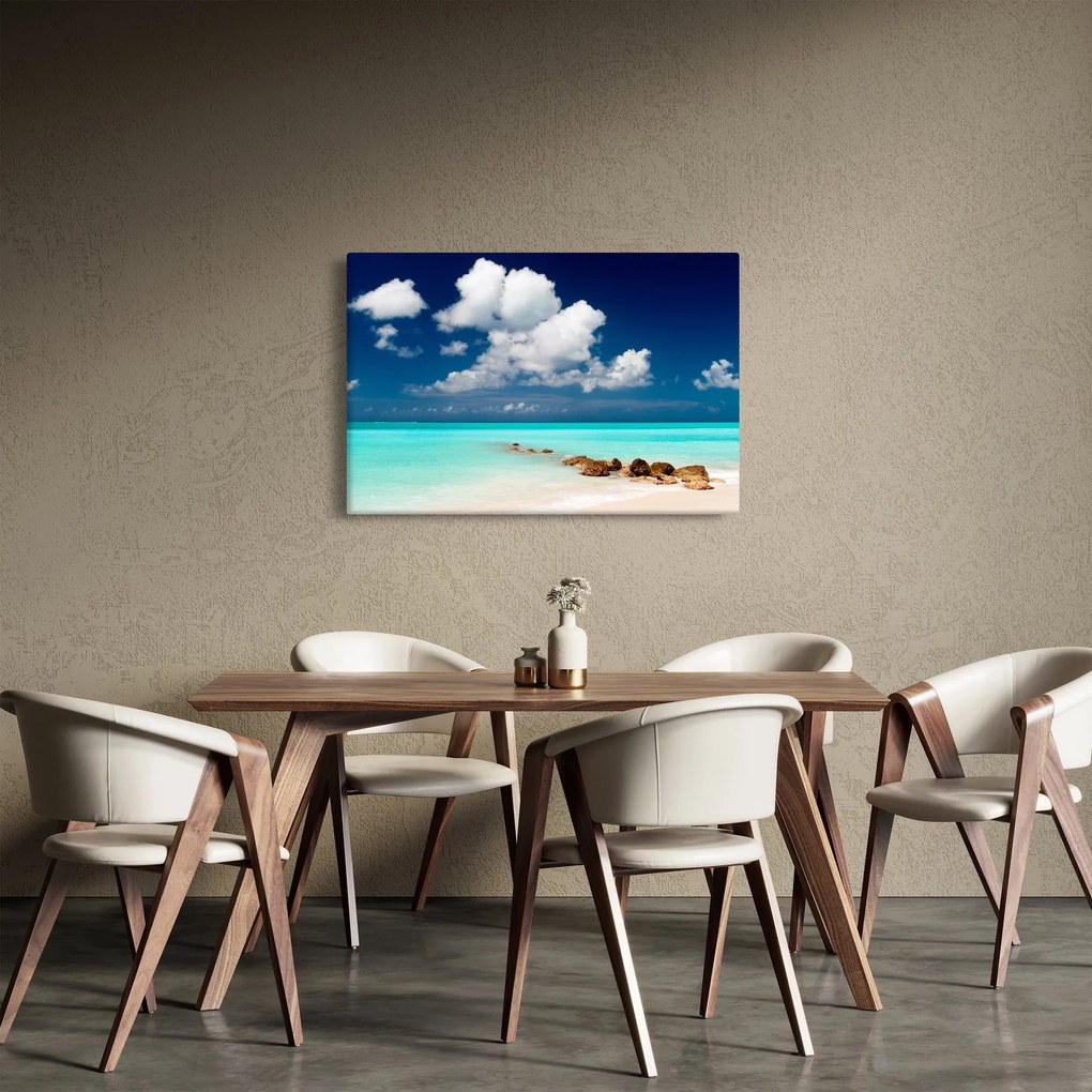Tablou - Plaja tropică (90x60 cm)