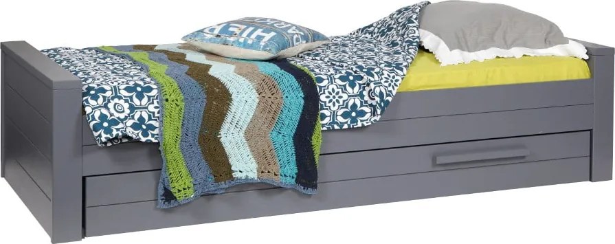 Pat gri 90x200 cm Dennis – WOOOD