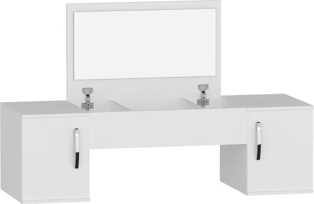 Masa toaleta suspendata cu oglinda, Laura Homs, 100 x 376 x 723 mm ,alb