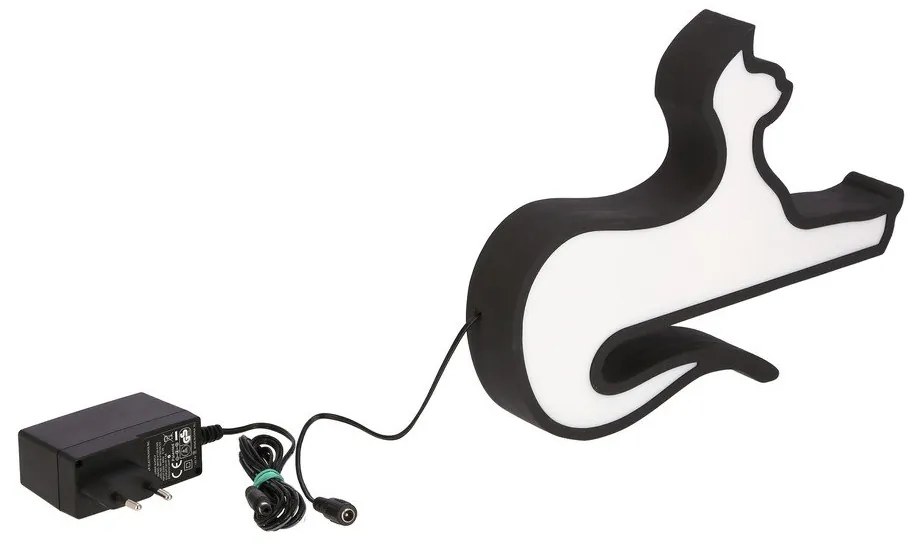 Veioză pentru copii neagră Cat – Candellux Lighting