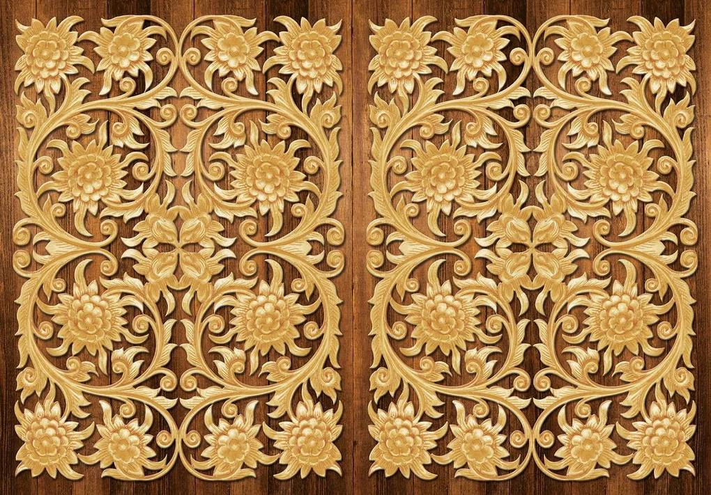 Fototapet - Relief din lemn (152,5x104 cm), în 8 de alte dimensiuni noi
