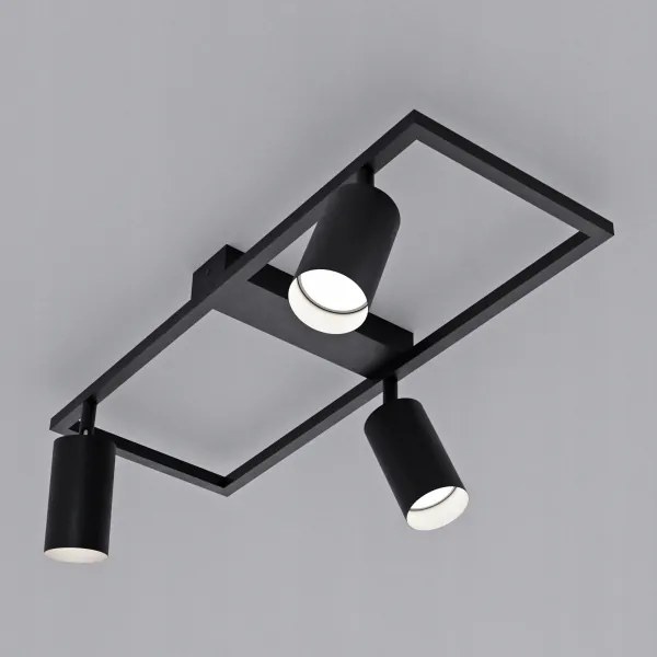 Plafonieră cu 3xGU10/30W/230V neagră