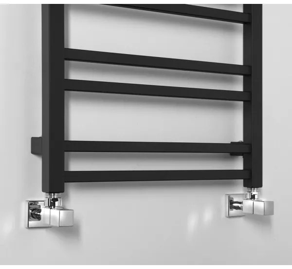 Sapho METRO DOS - Radiator pentru baie, 343 W, 50 x 110 cm, negru mat