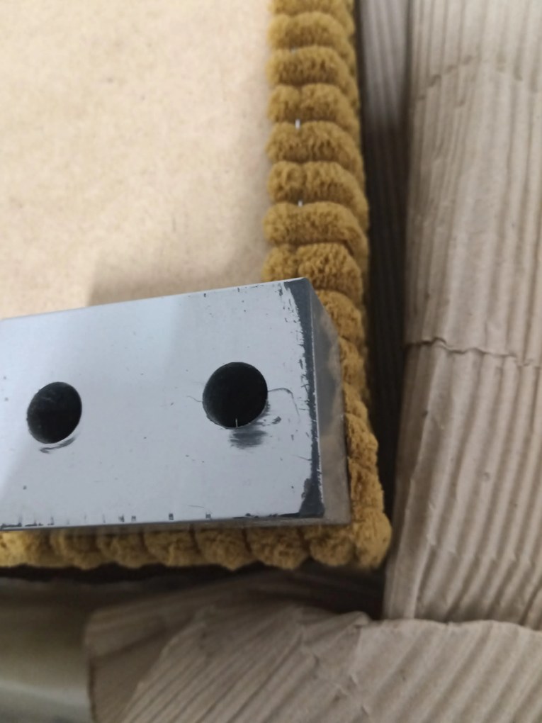 OFERTA Taburet mustar SMART COSARO cu spatiu de depozitare 65x65 cm II. calitate