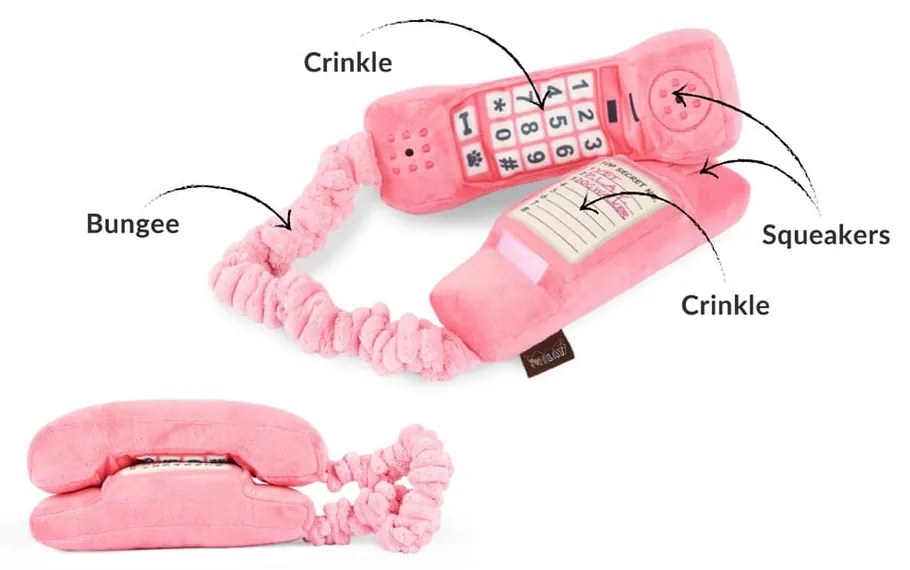 Jucărie pentru câine Telephone – P.L.A.Y.