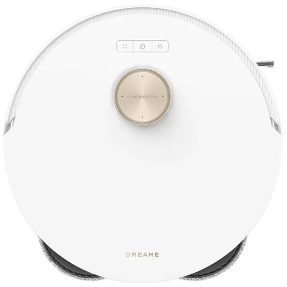 Robot aspirator cu autogolire Dreame L20 Ultra Complete, 5300 Pa, 5200 mAh, 75W, Pana la 300m², Cartografiere 3D, Senzor LDS, Uscare mop, Autonomie pana la 210 min, Alb