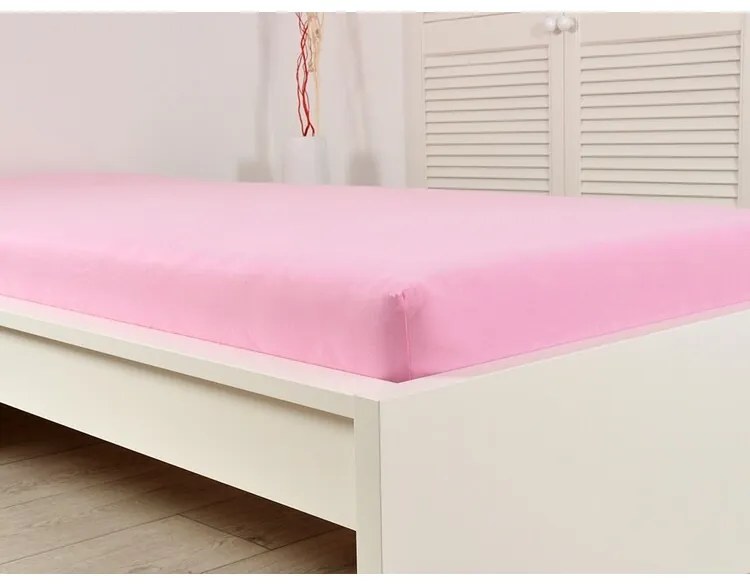 Cearșaf de pat 4Home jersey Ideal roz, 180 x 200 cm
